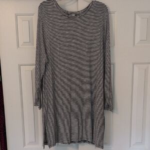 Striped Black and White Women's Top